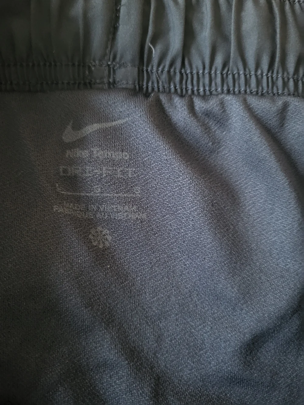 Nike Women's Navy Blue Athletic Shorts with Swoosh